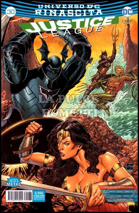 JUSTICE LEAGUE #    88 - JUSTICE LEAGUE 30 - METAL - I CAVALIERI OSCURI 2 - RINASCITA